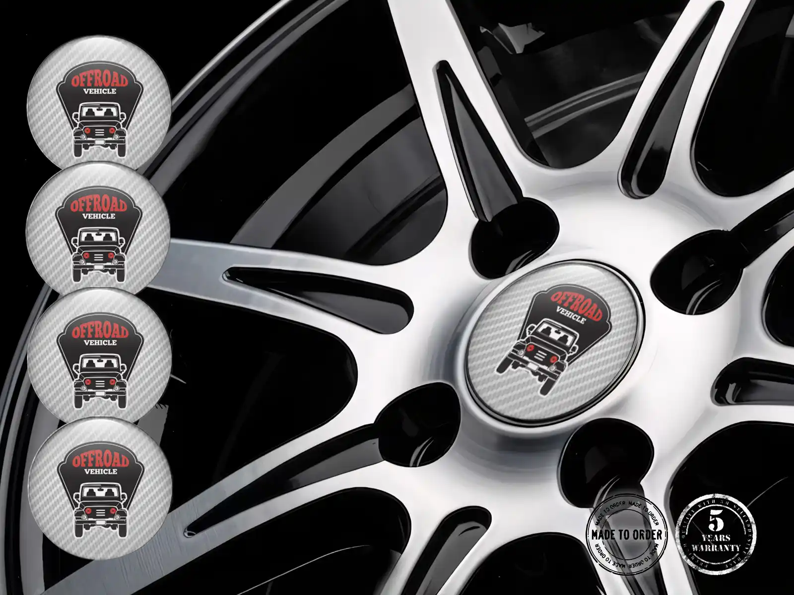 Wheel Sticker Logo Enhanced Stellar Flux Vector